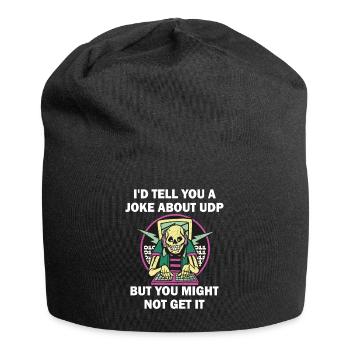 Cybersécurité - Informaticien de sécurité informatique - Bonnet en jersey - noir - Devant