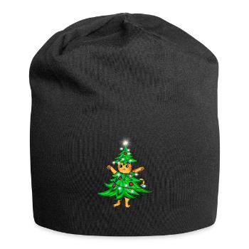 Christmas Animal Light Chain Cap - Jersey Beanie - black - Front