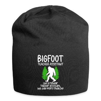 Bigfoot Party Supplies Bigfoot Assistant Teacher - Jersey Beanie - black - Front