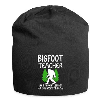 Bigfoot Party Supplies Bigfoot Teachers - Jersey Beanie - black - Front