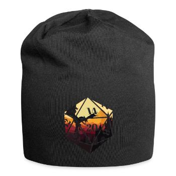 RPG RPG jeu de rôle de joueur sur table dragon - Bonnet en jersey - noir - Devant