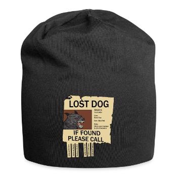 Hellhound disparu - Bonnet en jersey - noir - Devant