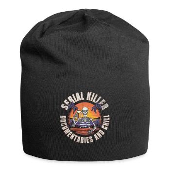 Serial Killer Documentaties and Chill - Jersey-Beanie - Schwarz - Vorne