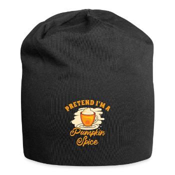 Pumpkin Spice Latte Halloween Costume Café Lover - Bonnet en jersey - noir - Devant