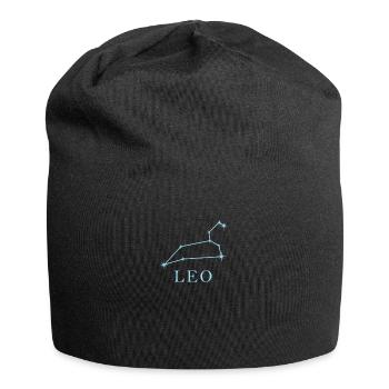 Sternkonstellation Sternzeichen Leo Löwe - Jersey-Beanie - Schwarz - Vorne