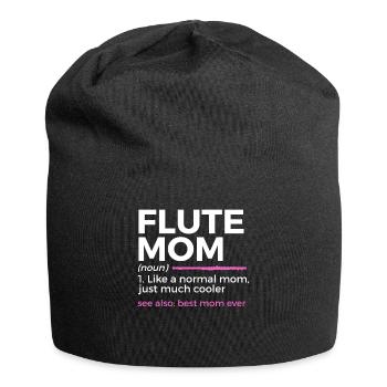 Flute Flute Musicians Brass Music - Jersey Beanie - black - Front