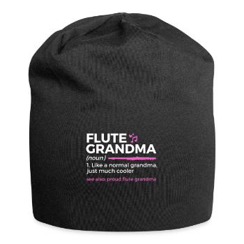 Flute Flute Musicians Brass Music - Jersey Beanie - black - Front