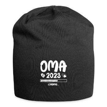 Oma Loading 2023 - Jersey-Beanie - Schwarz - Vorne