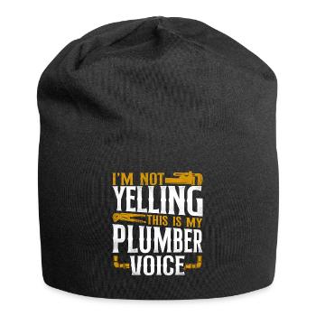 Plombier de plomberie vintage je ne suis pas - Bonnet en jersey - noir - Devant