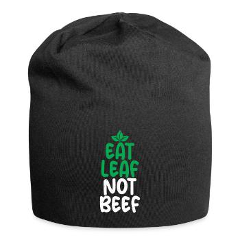 Vegetable Lover Vegetarian Gifts - Jersey Beanie - black - Front