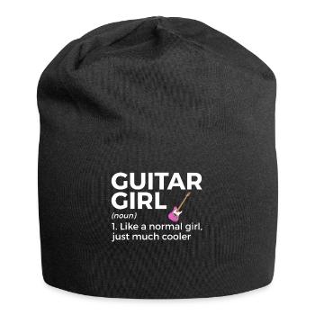 Musicien de guitare Musique de cuivres - Bonnet en jersey - noir - Devant