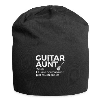 Musicien de guitare Musique de cuivres - Bonnet en jersey - noir - Devant