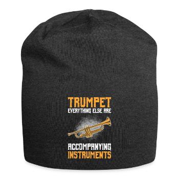 Alles andere sind Begleitinstrumente Trompete - Jersey-Beanie - Anthrazit - Vorne