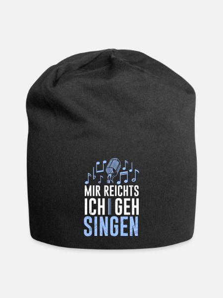 Chor Musiker Mir reichts ich geh singen - Jersey-Beanie - Schwarz