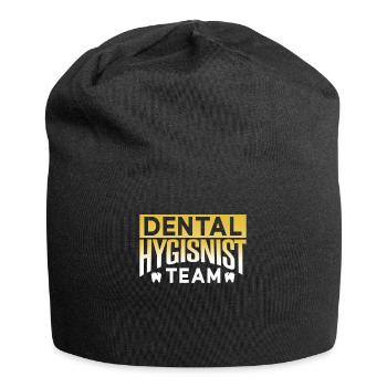 Équipe d’hygiénistes dentaires Dentiste Hygiène dentaire - Bonnet en jersey - noir - Devant