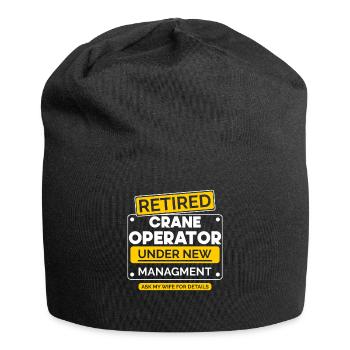 Crain Operator Ruhestand Retriement - Jersey-Beanie - Schwarz - Vorne