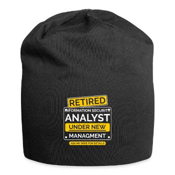 Safety Analyst Retirement - Jersey Beanie - black - Front