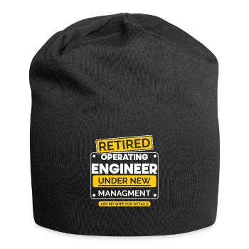 Operations Engineer Retirement Retriement - Jersey Beanie - black - Front