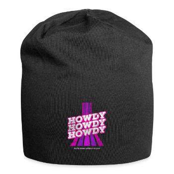 Howdy Howdy 60s Western Rodeo Texas - Jersey-Beanie - Schwarz - Vorne