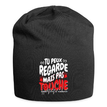 Valentines Day Femme Humour Saint - Bonnet en jersey - noir - Devant