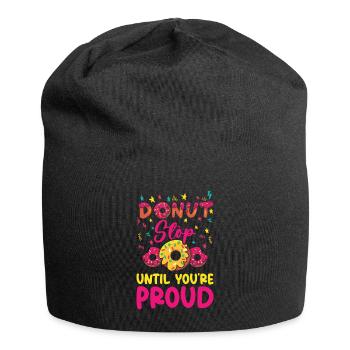 Journée Test Donuts Tester les enseignants Donut Lovers - Bonnet en jersey - noir - Devant