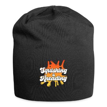 Schleim quetschen und kneten Schleim Splat Logo - Jersey-Beanie - Schwarz - Vorne