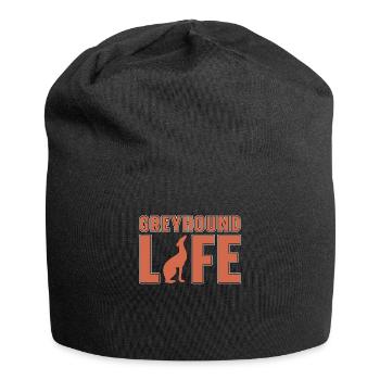 Greyhound Racing Greyhound Life Greyhound Racer - Bonnet en jersey - noir - Devant