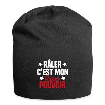 RALER C'EST MON SUPER POUVOIR - Bonnet en jersey - noir - Devant