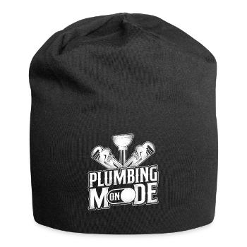 Plomberie Plombier Plomberie Vintage Plomberie - Bonnet en jersey - noir - Devant