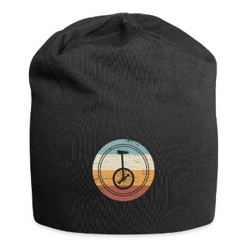 Unicycle Retro Unicyclist Vintage - Jersey Beanie - black - Front