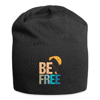 Be Free Fallschirmspringer Skydiver Skydive - Jersey-Beanie - Schwarz - Vorne