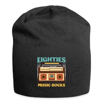 Eighties music rocks I'm from the 80s - Jersey Beanie - black - Front