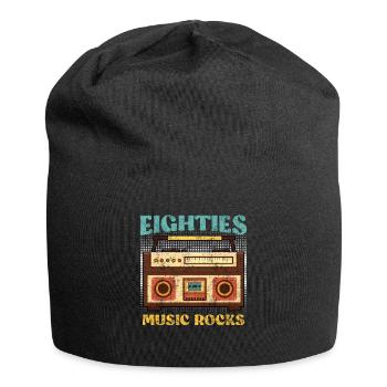 Eighties music rocks I'm from the 80s - Jersey Beanie - black - Front