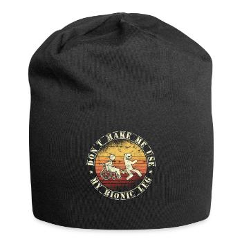 Rollstuhl Für Beinamputierte Prothesen - Jersey-Beanie - Schwarz - Vorne
