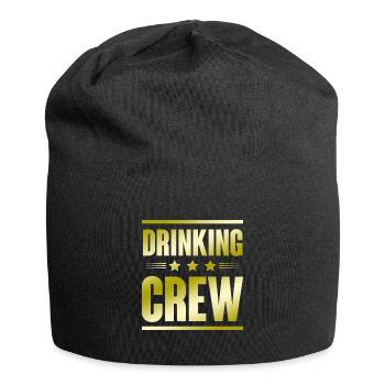 Équipage de consommation d’alcool - Bonnet en jersey - noir - Devant