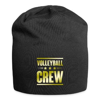 Équipe de volley-ball - Bonnet en jersey - noir - Devant