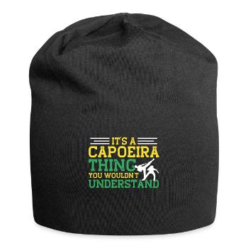 Capoeira Cadeau Brésil Arts Martiaux Capoeira - Bonnet en jersey - noir - Devant