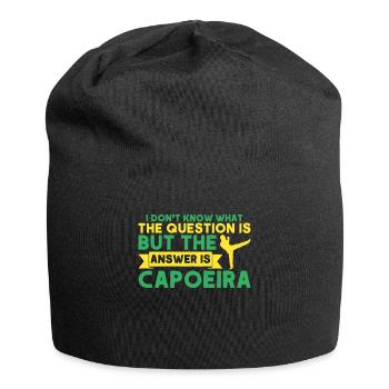 Capoeira Cadeau Brésil Arts Martiaux Capoeira - Bonnet en jersey - noir - Devant