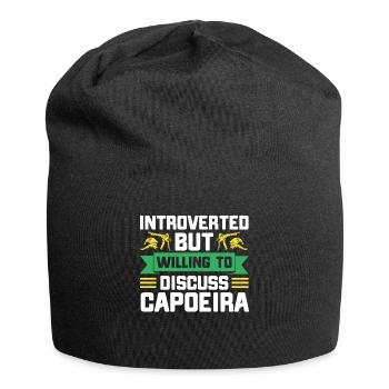 Capoeira Cadeau Brésil Arts Martiaux Capoeira - Bonnet en jersey - noir - Devant