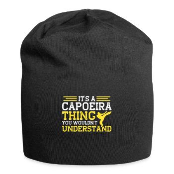 Capoeira Cadeau Brésil Arts Martiaux Capoeira - Bonnet en jersey - noir - Devant