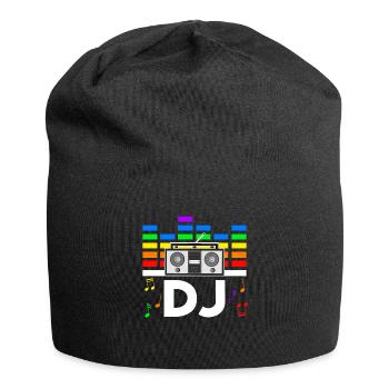 Rave Festival Techno Disko DJ Festival - Jersey-Beanie - Schwarz - Vorne
