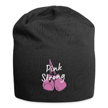 Breast Cancer Gift Breast Cancer Cancer Pink - Jersey Beanie - black - Front