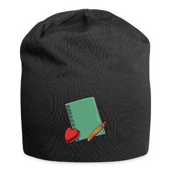 Book Pencil Primary School - Jersey Beanie - black - Front