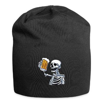 Beer Skeleton - Jersey Beanie - black - Front