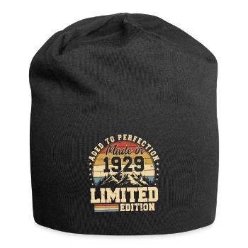 Einzigartig seit 1929 - Jersey-Beanie - Schwarz - Vorne