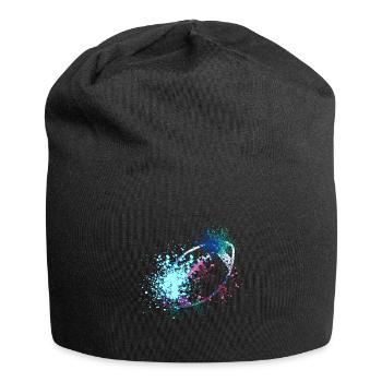 American football splash - Jersey Beanie - black - Front