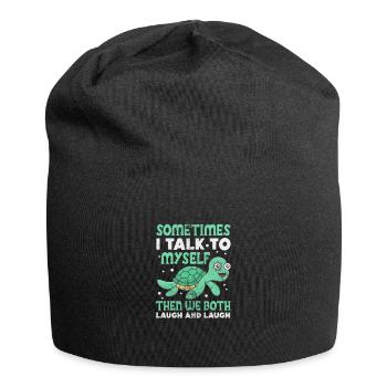 Turtle - Jersey Beanie - black - Front
