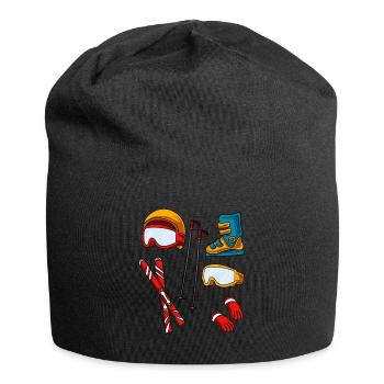 Accessoires de ski - Bonnet en jersey - noir - Devant
