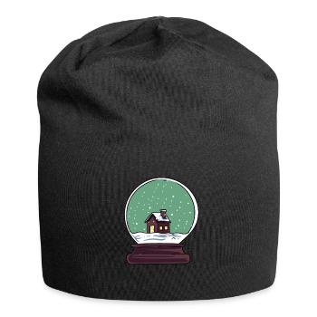 Snow globe - Jersey Beanie - black - Front