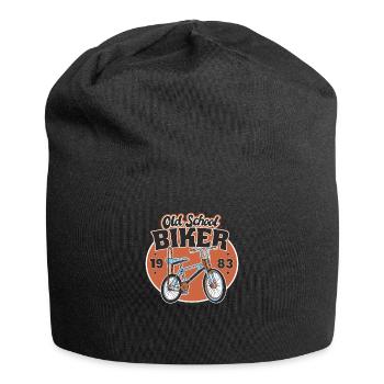 Old School Biker 1983. 40. Geburtstag - Jersey-Beanie - Schwarz - Vorne